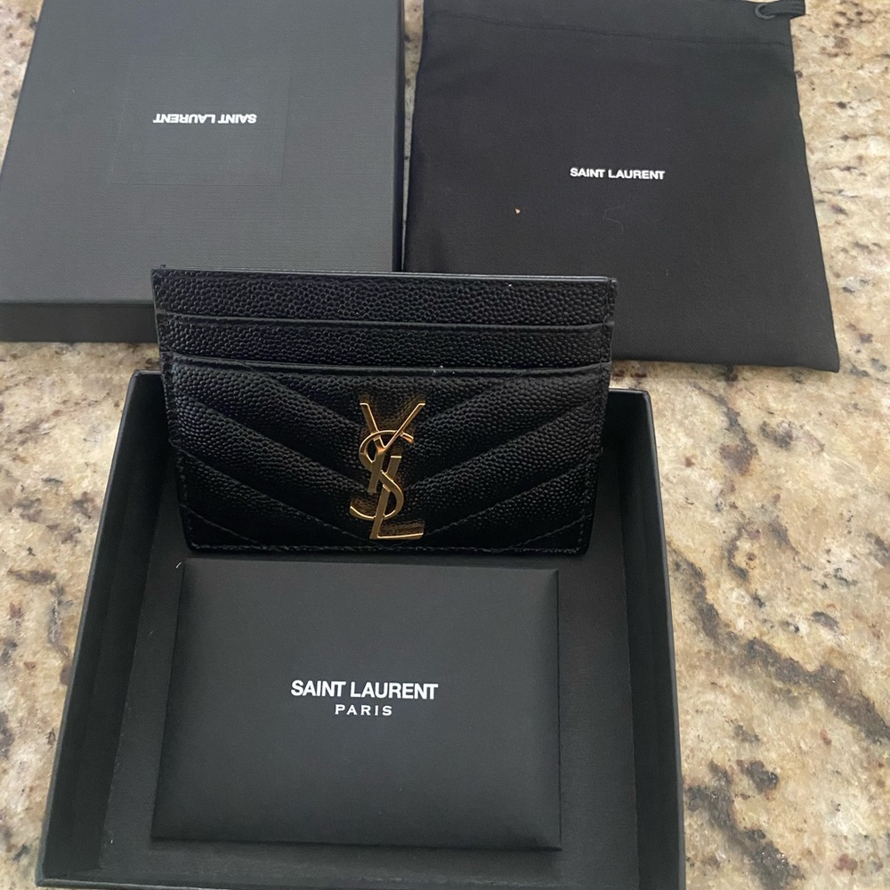 YSL Card Holder Brand New
